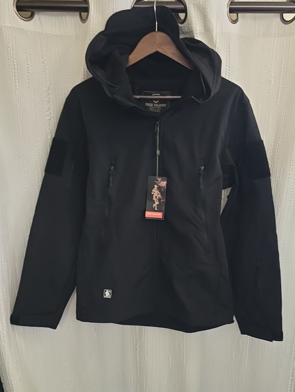 Men's Small Free Soldier tactical jacket Black